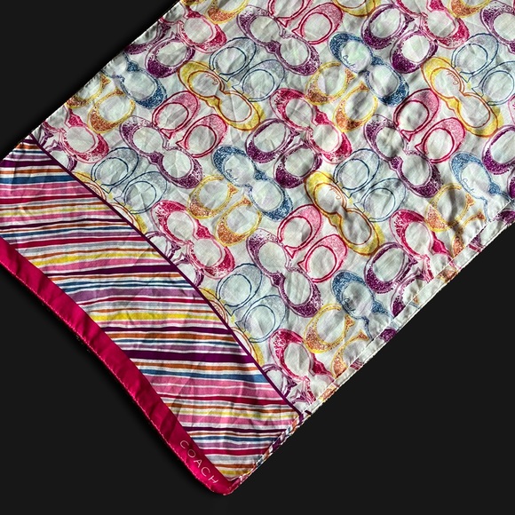Coach Accessories - Coach Multicolored Monogram Scarf